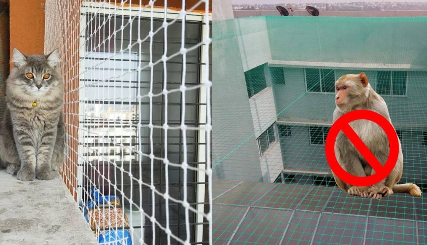 Monkey Safety Nets for Balconies